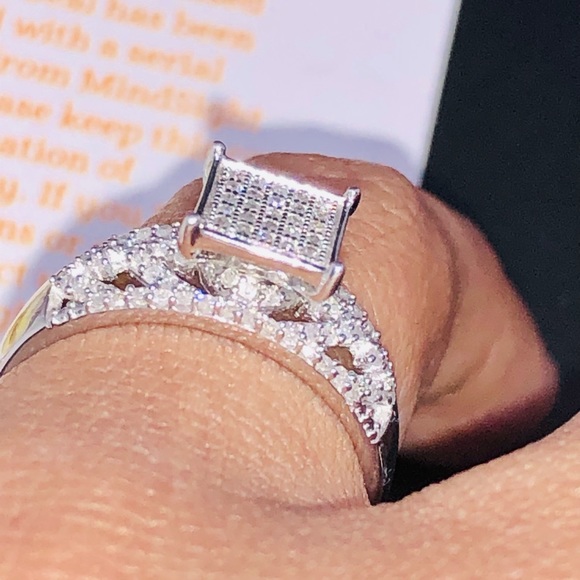 REAL DIAMOND Custom designer diamond ring. NOT CZ! - Picture 9 of 9